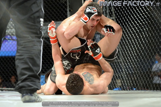 2012-04-21 Milano in the cage 2 - Mixed Martial Arts 0143 Andrea Rinaudo-Fabrizio Calio